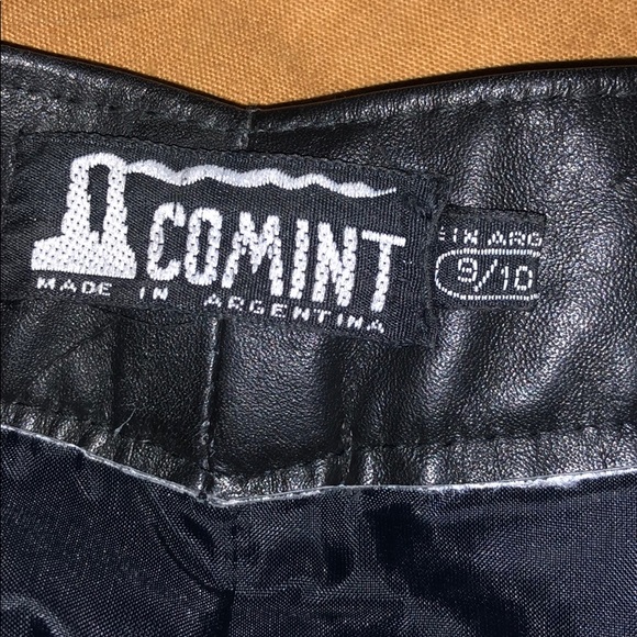“ Comint “ brand -Made in Argentina- leather pants - Picture 5 of 5